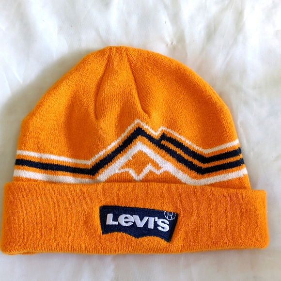 Levi's Boys Mountain Design Beanie - Picture 1 of 7